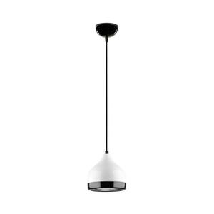 Lustr na lanku YILDO 1xE27/40W/230V bílá/černá obraz