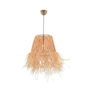 Lustr na lanku VALANCE 1xE27/40W/230V hnědá obraz