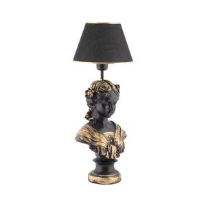 Stolní lampa OPELYA 1xE27/40W/230V černá/zlatá obraz