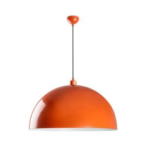 Lustr na lanku KURE 1xE27/40W/230V oranžová obraz