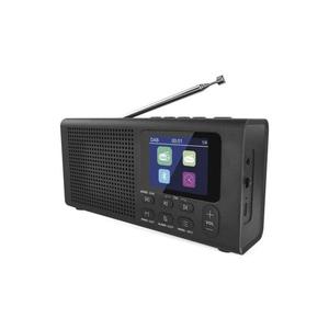 Rádio DAB DAB+ FM 3W/5V/4xAA černá obraz