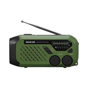 Sencor Sencor - Kempingové rádio s LED svítilnou 5V/2000 mAh IPX4 zelená obraz