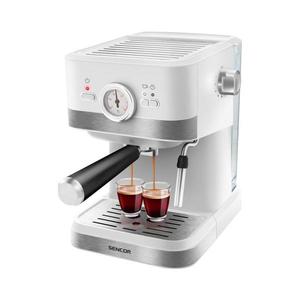 Sencor Sencor - Pákový kávovar espresso 1050W/230V bílá/matný chrom obraz