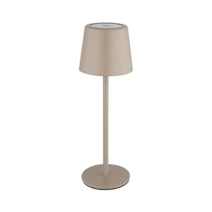 Globo Globo 58482S-LED Stm. ven. nab. dot. stolní lampa VAN. 12W/5V 2200mAh IP44 krém obraz