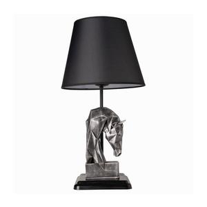 Stolní lampa 1xE27/40W/230V černá/stříbrná obraz