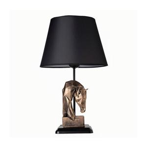 Stolní lampa 1xE27/40W/230V černá/zlatá obraz