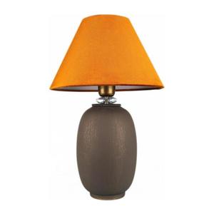 Stolní lampa 1xE27/40W/230V hnědá/oranžová obraz