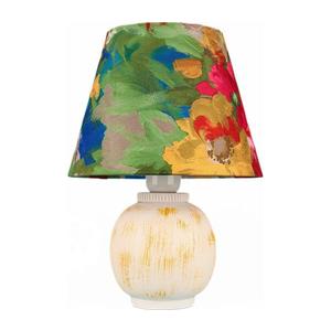 Stolní lampa 1xE27/40W/230V bílá/pestrobarevná obraz