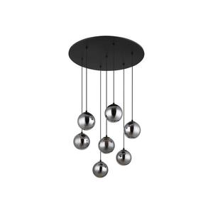 Globo Globo 56133-7H - LED Lustr na lanku RIHA 7xG9/3, 5W/230V kouřová/černá obraz