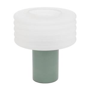Atmosphera Atmosphera - Stolní lampa ASTI 1xE27/60W/230V zelená obraz