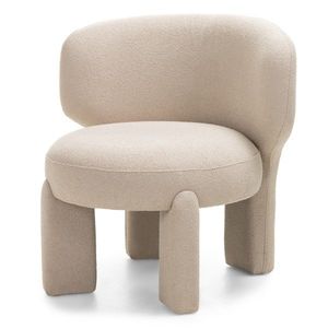 Hector Designové křeslo Elaine boucle béžové obraz