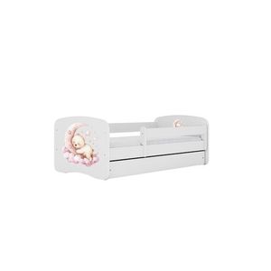 Kocot kids Dětská postel Babydreams medvídek bílá, varianta 70x140, bez šuplíků, bez matrace obraz