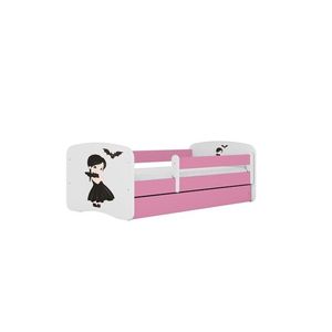 Kocot kids Dětská postel Babydreams Wednesday růžová, varianta 70x140, bez šuplíků, bez matrace obraz