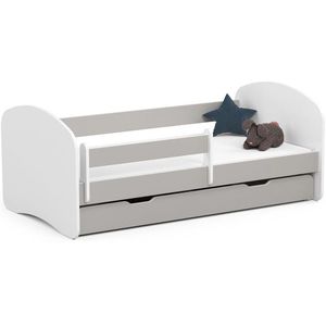 Ak furniture Dětská postel SMILE 160x80 cm šedá obraz