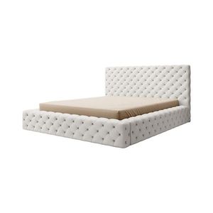 Eltap Dvoulůžková postel PRINCCE 140x200 Softis 17 bílá obraz