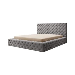 Eltap Dvoulůžková postel PRINCCE 140x200 Sola 06 šedá obraz