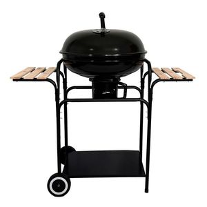 Kontrast Gril na dřevěné uhlí BBQ1003 černý obraz