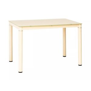 Signal Jídelní stůl Galant 110 cm sklo/krémový obraz