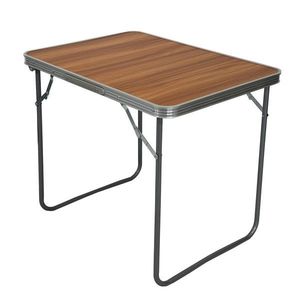 Kontrast Kempingový skládací stůl Ginna 80x60x70 cm hnědý obraz