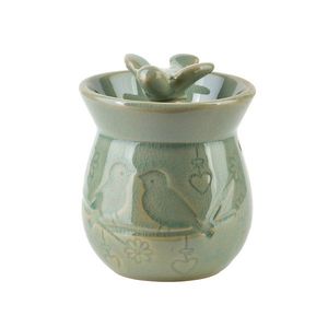 Mondex Keramická aroma lampa LOSKI 9 cm zelená obraz