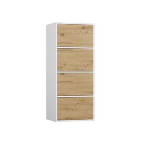 TP Living Komoda Alma 50 cm bílá/dub artisan obraz