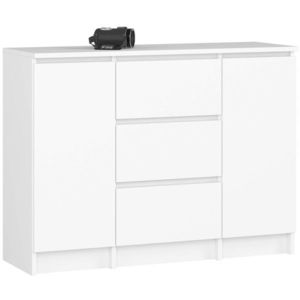 Ak furniture Komoda Girgo 101 cm bílá obraz