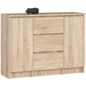 Ak furniture Komoda Girgo 101 cm dub sonoma obraz