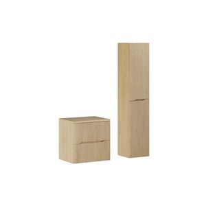 Comad Koupelnová sestava Nordic s deskou a skříňkami 60 cm dub cremona obraz