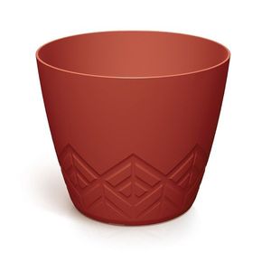 Prosperplast Květináč Areca červený, varianta 11, 9 cm obraz