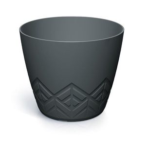 Prosperplast Květináč Areca grafit, varianta 11, 9 cm obraz