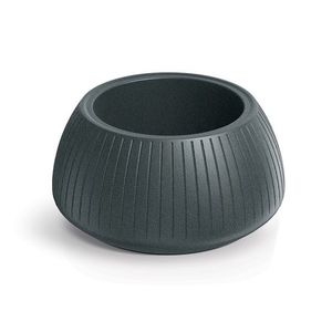 Prosperplast Květináč Coros Bowl grafitový, varianta 40 cm obraz