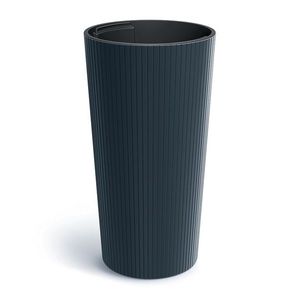 Prosperplast Květináč Lamie Slim antracit, varianta 20 cm obraz