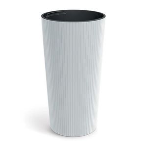 Prosperplast Květináč Lamie Slim bílý, varianta 20 cm obraz