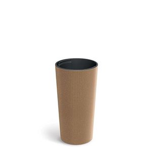 Prosperplast Květináč Lamie Slim Eco Wood přírodní, varianta 20 cm obraz