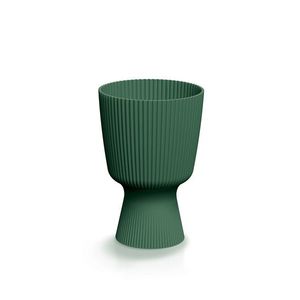 Prosperplast Květináč Milla Round tmavě zelený, varianta 14, 6 cm obraz