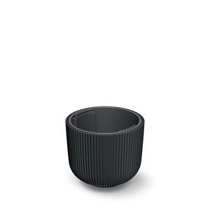 Prosperplast Květináč MILLA V s vkladem grafitový, varianta 23, 9 cm obraz
