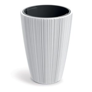 Prosperplast Květináč Oros bílý, varianta 29, 8 cm obraz