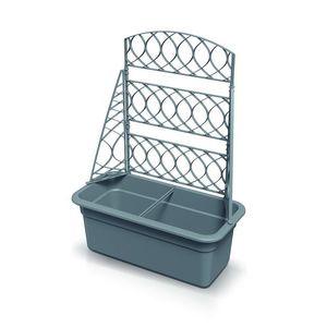 Prosperplast Květináč s pergolou Blomas 58 cm šedý obraz