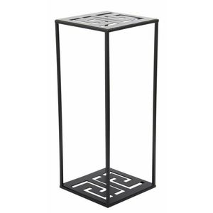 DekorStyle Květinový stojan CAIRO 60 cm černý obraz