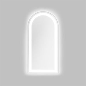 Hector Nástěnné dotykové zrcadlo Carmine s LED osvětlením 50x100 cm stříbrné obraz