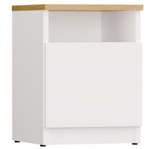 TP Living Noční stolek Galax 30 cm dub artisan/bílý obraz