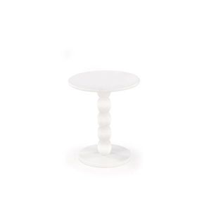 HALMAR Odkládací stolek Cirilla 40 cm z masivu bílý obraz