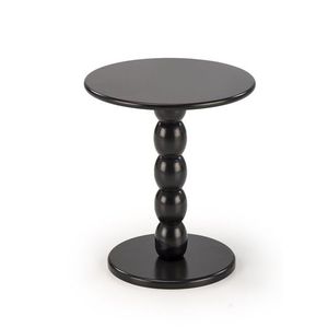 HALMAR Odkládací stolek Cirilla 40 cm z masivu černý obraz