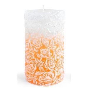 Mondex Parafínová svíčka DREAM 8x13, 5 cm oranžová obraz
