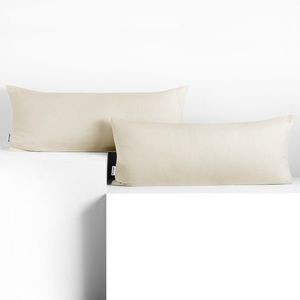 Povlaky na polštáře DecoKing Amber ecru, velikost 40x145*2 obraz