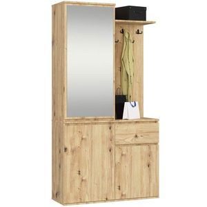 Ak furniture Předsíňová stěna Entro dub artisan obraz