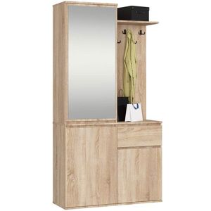 Ak furniture Předsíňová stěna Entro dub sonoma obraz