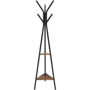 SONGMICS Předsíňový věšák Vasagle Zaleski 179 cm černý obraz