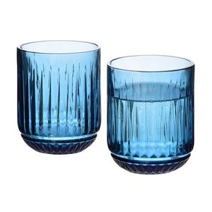 Allesken Sada 4 ks sklenic ELISE 260 ml modrá obraz