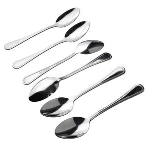 Allesken Sada 6 ks polévkových lžic CHAMILE 19 cm stříbrná obraz